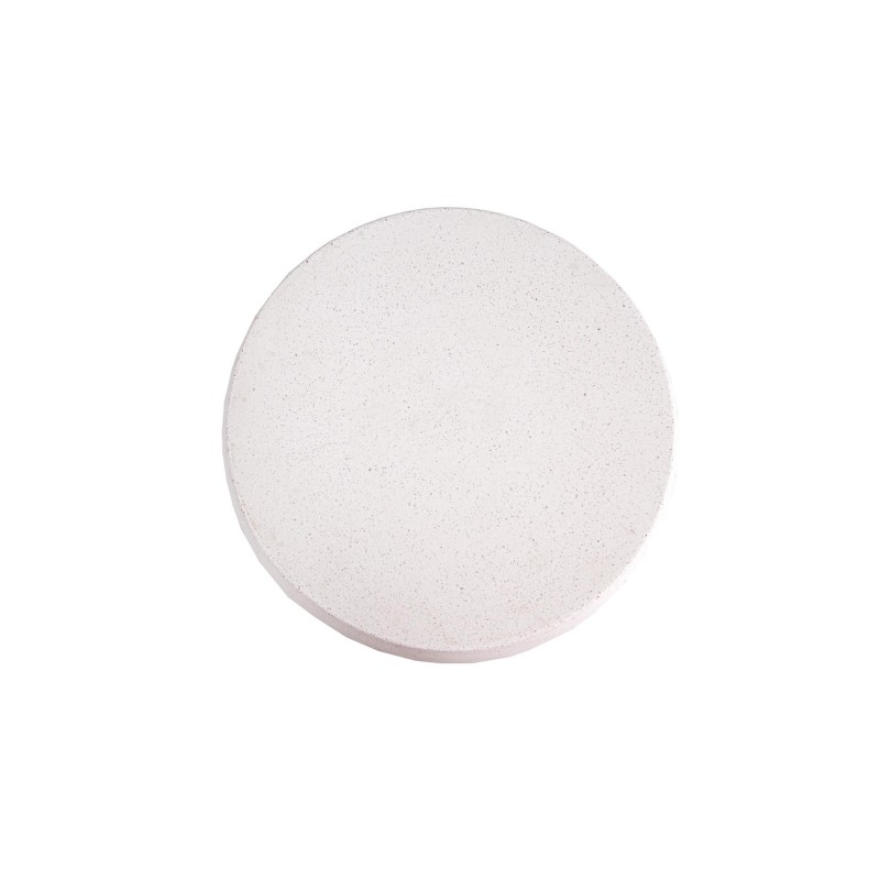 Τραπέζι Καθιστικού Rieti Terazzo White Round (44x44x34) Soulworks 0800047
