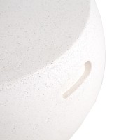 Τραπέζι Καθιστικού Rieti Terazzo White Round (44x44x34) Soulworks 0800047
