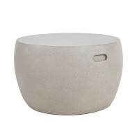Τραπέζι Καθιστικού Randel Grey Round (60x60x39) Soulworks 0800052