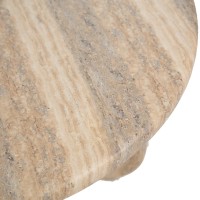 Τραπέζι Καθιστικού Frey Travertine (91x91x38) Soulworks 0910011