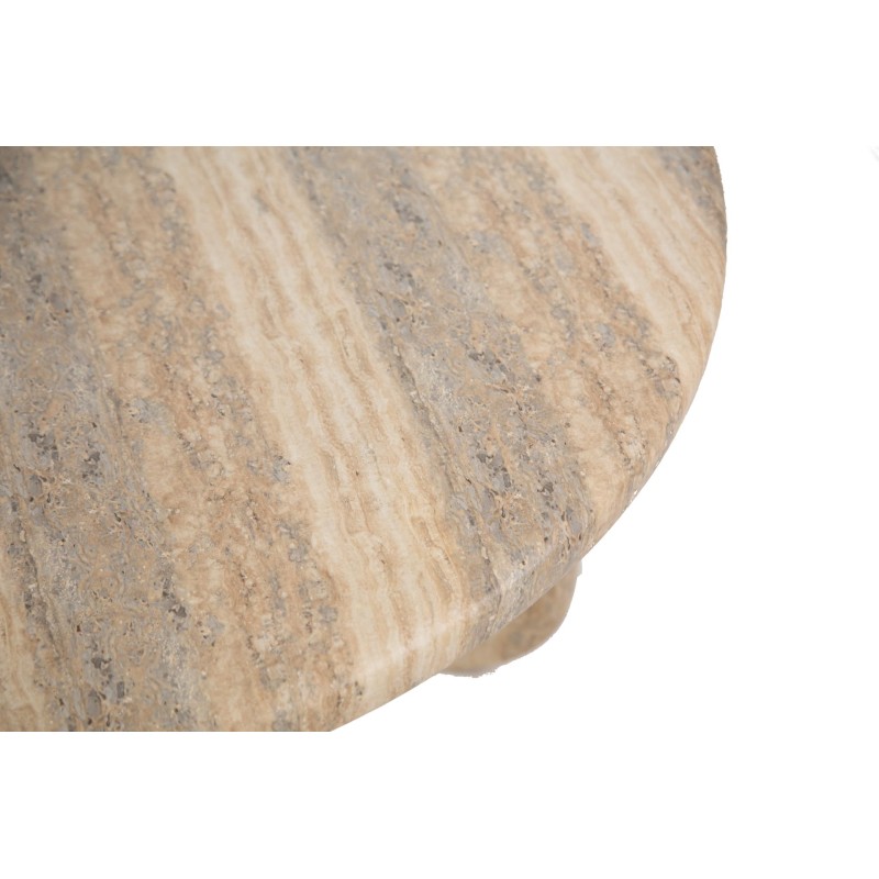Τραπέζι Καθιστικού Frey Travertine (91x91x38) Soulworks 0910011