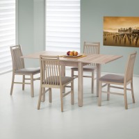 Τραπέζι επέκτασης GRACJAN σε φυσικό 80-160x80x76cm