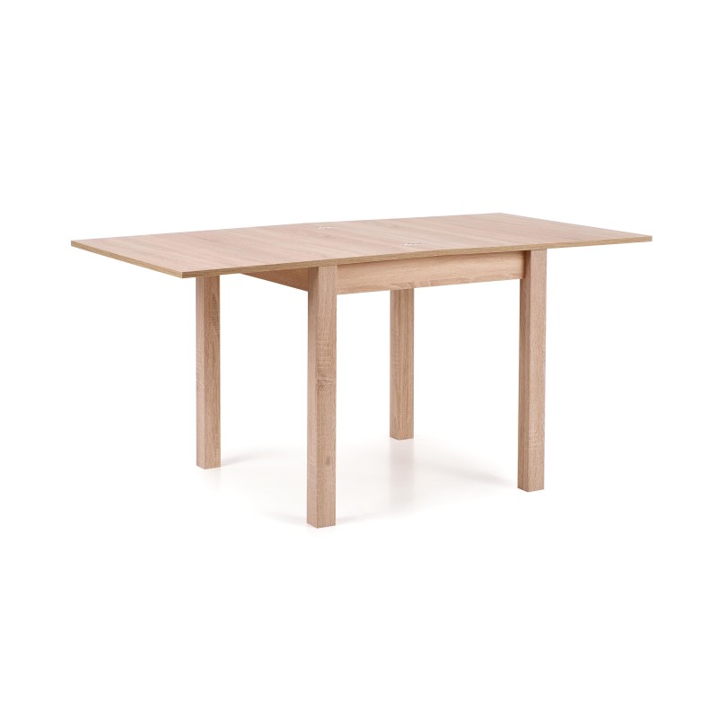 Τραπέζι επέκτασης GRACJAN σε φυσικό 80-160x80x76cm