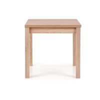 Τραπέζι επέκτασης GRACJAN σε φυσικό 80-160x80x76cm