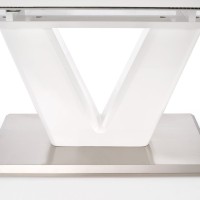 Επεκτεινόμενο Τραπέζι MISTRAL 160-220/90/77 cm,ανοξείδωτο-λευκό