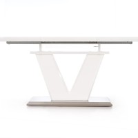 Επεκτεινόμενο Τραπέζι MISTRAL 160-220/90/77 cm,ανοξείδωτο-λευκό