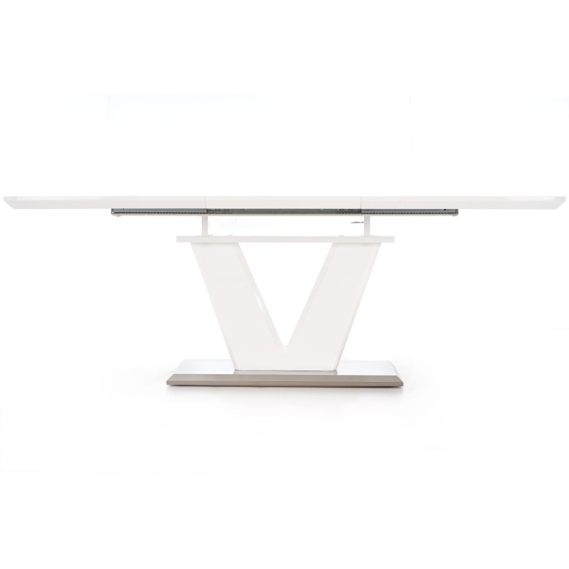 Επεκτεινόμενο Τραπέζι MISTRAL 160-220/90/77 cm,ανοξείδωτο-λευκό