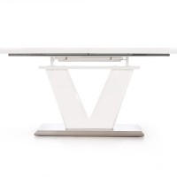 Επεκτεινόμενο Τραπέζι MISTRAL 160-220/90/77 cm,ανοξείδωτο-λευκό