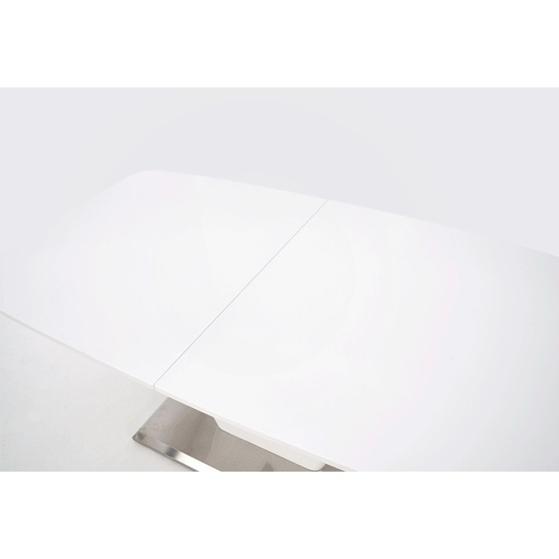 Επεκτεινόμενο Τραπέζι MISTRAL 160-220/90/77 cm,ανοξείδωτο-λευκό