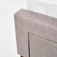 EVORA Κρεβάτι με συρτάρια μπεζ 164x215x111cm (για στρώμα 160x200cm)