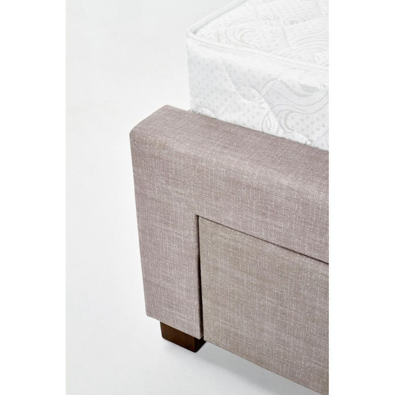 EVORA Κρεβάτι με συρτάρια μπεζ 164x215x111cm (για στρώμα 160x200cm)