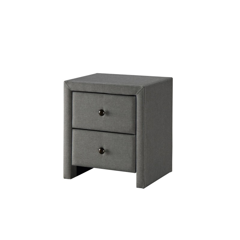 PRIMA 2 κομοδίνο, χρώμα: γκρι διαστάσεις: 48/41/54 cm, υλικό: ύφασμα, χρώμα: γκρι V-CH-PRIMA_2-SZAFKA_N-POPIEL