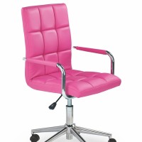 GONZO 2 Παιδική καρέκλα ροζ με μηχανισμό TILT 53x60x93-105cm