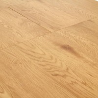 CAPITAL Τραπέζι προέκτασης χρυσαφένιο δρυς 160-200/90/76 cm