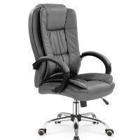 RELAX Καρέκλα γραφείου γκρι Μηχανισμός TILT 64x75x110cm