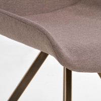 K290 Καρέκλα γκρι 56x59x86 με ύψος καθίσματος 46 cm