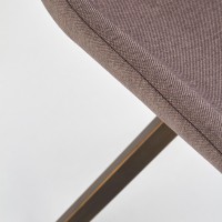 K290 Καρέκλα γκρι 56x59x86 με ύψος καθίσματος 46 cm