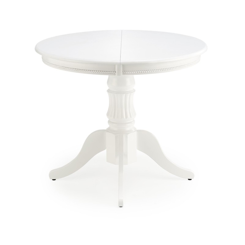 WILLIAM τραπέζι τραπεζαρίας  λευκό 90÷124/90/75 cm 2010001171393