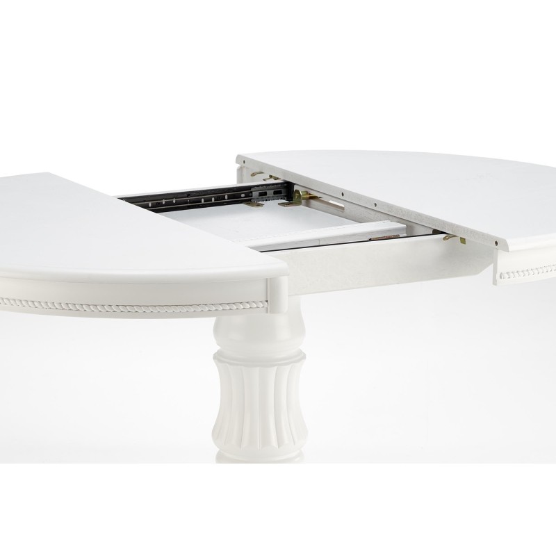 WILLIAM τραπέζι τραπεζαρίας  λευκό 90÷124/90/75 cm 2010001171393