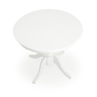 WILLIAM τραπέζι τραπεζαρίας  λευκό 90÷124/90/75 cm 2010001171393