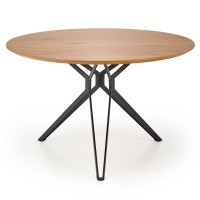 PIXEL 2 τραπέζι τραπεζαρίας χρυσή δρυς 120x120x76 cm 2010001172482