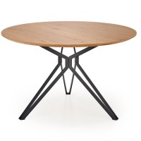 PIXEL 2 τραπέζι τραπεζαρίας χρυσή δρυς 120x120x76 cm 2010001172482