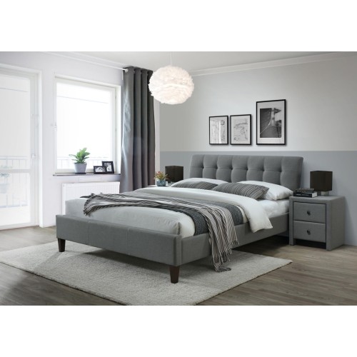 SAMARA 2 Κρεβάτι γκρι 163x215x93cm (για στρώμα 160x200cm) 