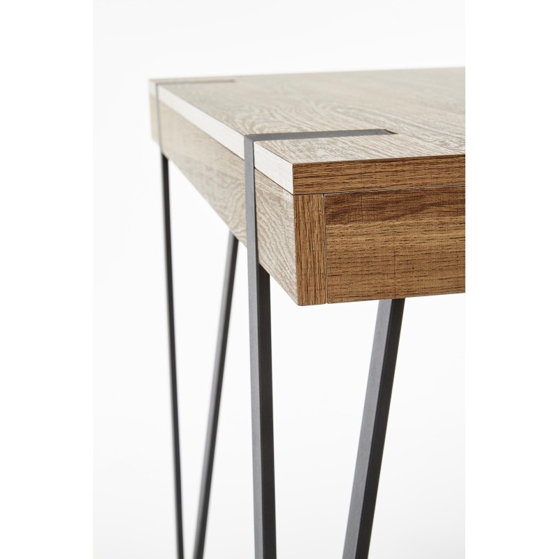 Γραφείο B39 μελί / μαύρο 110/55/76 cm 2010001173328