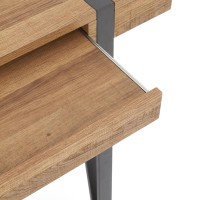Γραφείο B39 μελί / μαύρο 110/55/76 cm 2010001173328