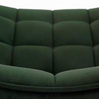 K332 Καρέκλα σκούρο πράσινο : 46x61x84cm με ύψος καθίσματος 48 cm