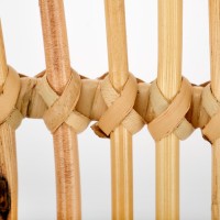 K335 Καρέκλα από φυσικό rattan σε φυσικό χρώμα 61x63x90 με ύψος καθίσματος 45cm