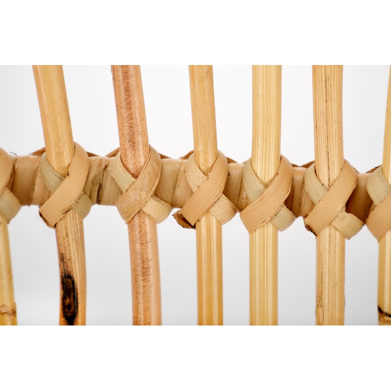 K335 Καρέκλα από φυσικό rattan σε φυσικό χρώμα 61x63x90 με ύψος καθίσματος 45cm