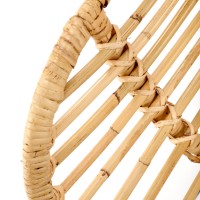K335 Καρέκλα από φυσικό rattan σε φυσικό χρώμα 61x63x90 με ύψος καθίσματος 45cm