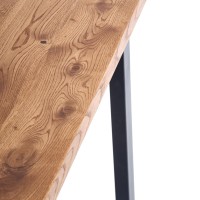 HORUS Τραπέζι τραπεζαρίας επεκτεινόμενο σε φυσικό 126-206x80x76cm