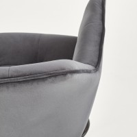 K377 Καρέκλα γκρι 60x62x81 με ύψος καθίσματος 49 cm