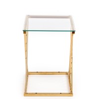 NANCY c. Τραπέζι βοηθητικό χρυσό 45x39x52 cm