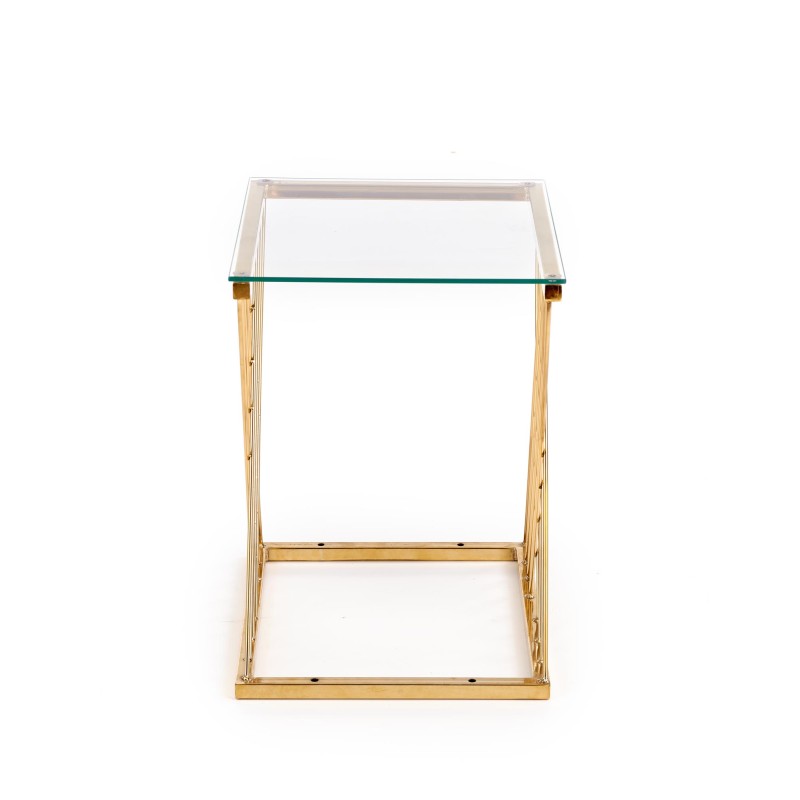 NANCY c. Τραπέζι βοηθητικό χρυσό 45x39x52 cm