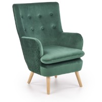 Πολυθρόνα RAVEL l. σκούρο πράσινο βελούδο 70/78/100/48 cm 2010001176923
