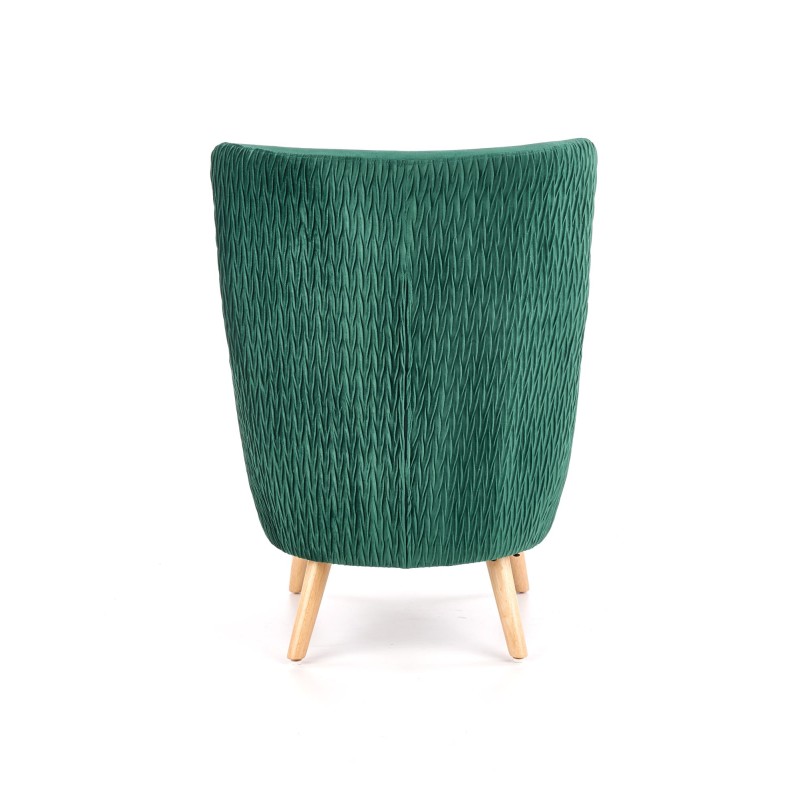 Πολυθρόνα RAVEL l. σκούρο πράσινο βελούδο 70/78/100/48 cm 2010001176923