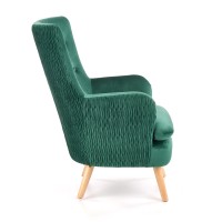 Πολυθρόνα RAVEL l. σκούρο πράσινο βελούδο 70/78/100/48 cm 2010001176923