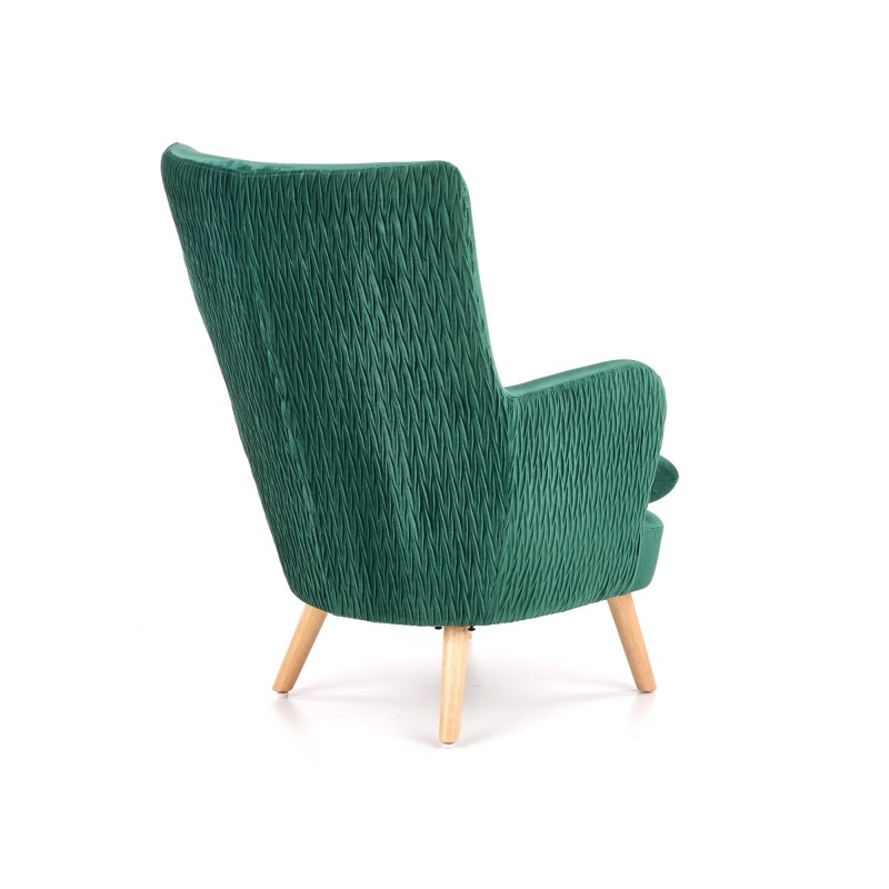 Πολυθρόνα RAVEL l. σκούρο πράσινο βελούδο 70/78/100/48 cm 2010001176923
