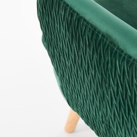 Πολυθρόνα RAVEL l. σκούρο πράσινο βελούδο 70/78/100/48 cm 2010001176923