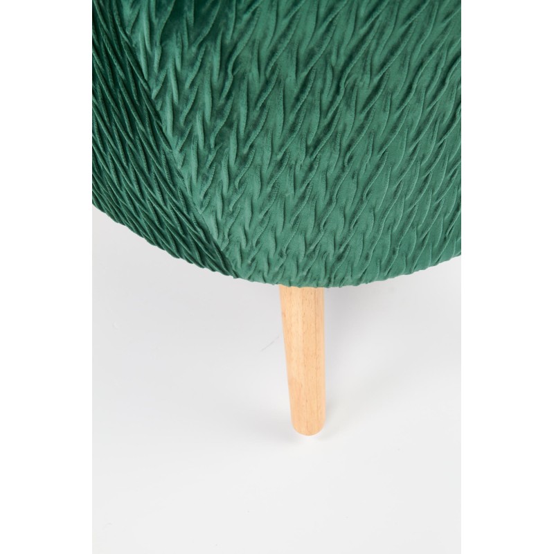 Πολυθρόνα RAVEL l. σκούρο πράσινο βελούδο 70/78/100/48 cm 2010001176923