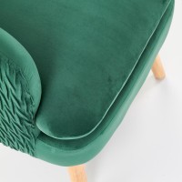 Πολυθρόνα RAVEL l. σκούρο πράσινο βελούδο 70/78/100/48 cm 2010001176923