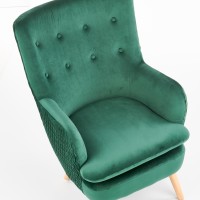 Πολυθρόνα RAVEL l. σκούρο πράσινο βελούδο 70/78/100/48 cm 2010001176923