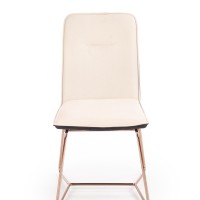 Καρέκλα κρεμ K390 46x60x90 με ύψος καθίσματος 47 cm