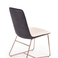 Καρέκλα κρεμ K390 46x60x90 με ύψος καθίσματος 47 cm