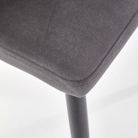 K386 Καρέκλα τραπεζαρίας γκρι 60x58x84 με ύψος καθίσματος 48cm