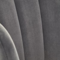 K386 Καρέκλα τραπεζαρίας γκρι 60x58x84 με ύψος καθίσματος 48cm