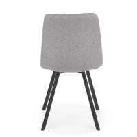 K402 Καρέκλα γκρι 45x55x86cm με ύψος καθίσματος 48 cm